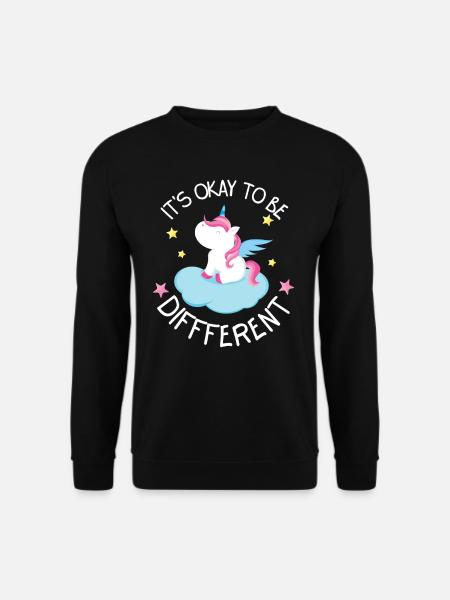 Its Okay To be Different - Unisex Pullover - Schwarz