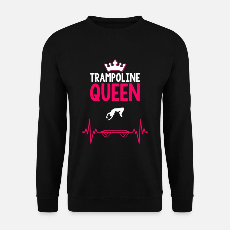 Trampoline Queen - Unisex Pullover - Schwarz
