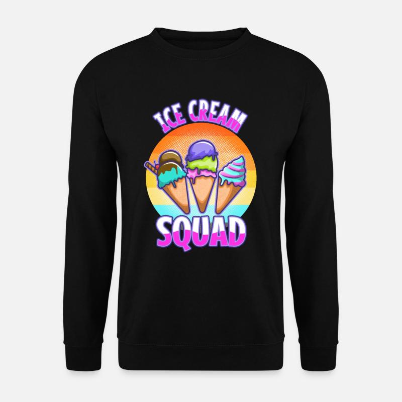 Ice cream squad - Unisex Sweatshirt - black