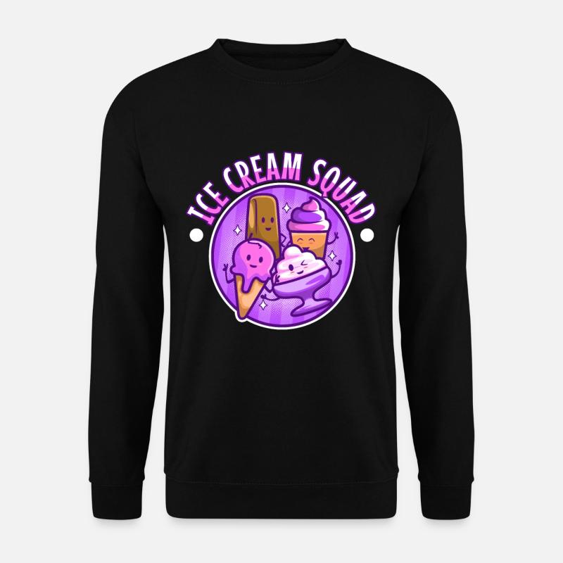 Ice cream squad - Unisex Sweatshirt - black