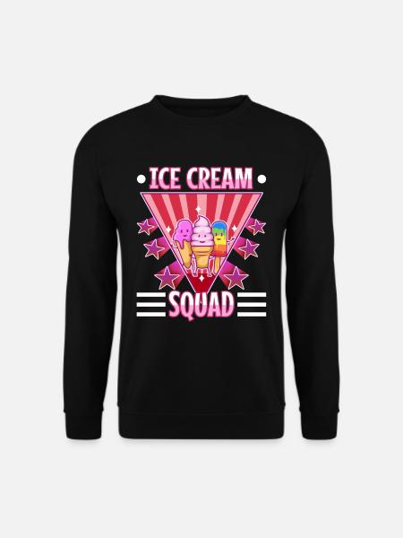 Ice cream squad - Unisex Sweatshirt - black
