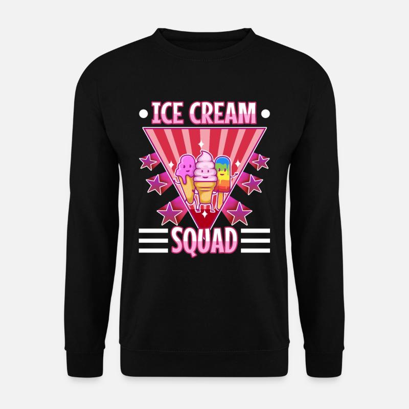 Escouade de crème glacée - Sweat-shirt Unisexe - noir