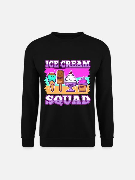 Ice cream squad - Unisex Sweatshirt - black