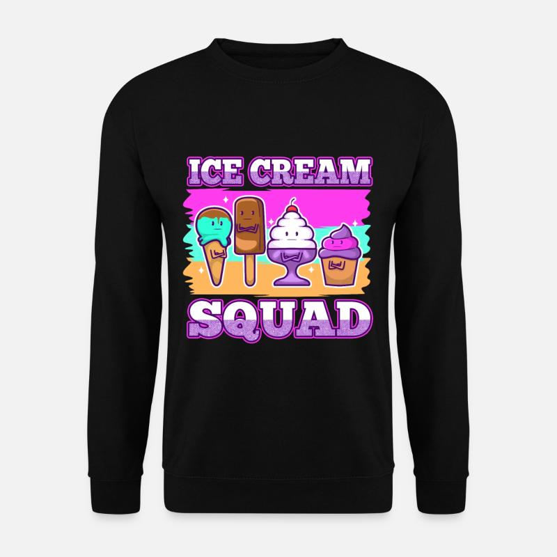 Ice cream squad - Unisex Sweatshirt - black