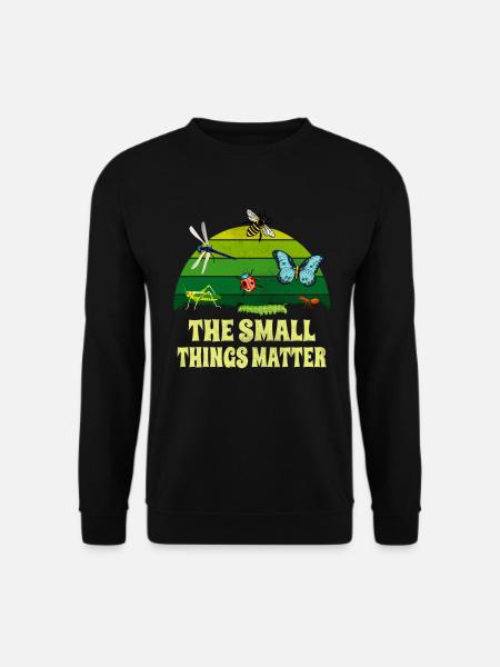 Insects little things are important entomology - Unisex Sweatshirt - black