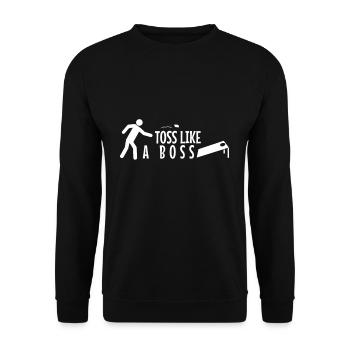 Lancer comme un trou de maïs - Sweat-shirt Unisexe - noir - Devant - Alina (178cm) & Michal (187cm)