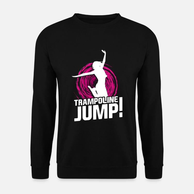 Saut en trampoline - Sweat-shirt Unisexe - noir