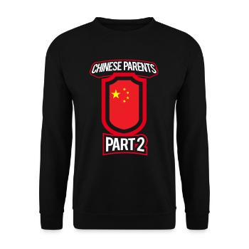 Best Parenting Chinese Parents Part 2 - Unisex Sweatshirt - black - Front - Alina (178cm) & Michal (187cm)