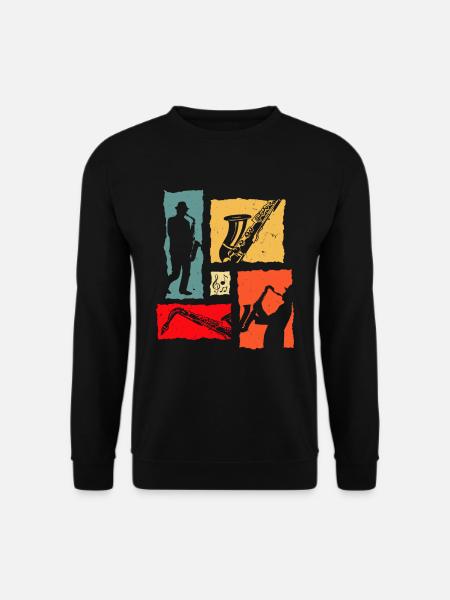 Trompete Retro - Unisex Pullover - Schwarz