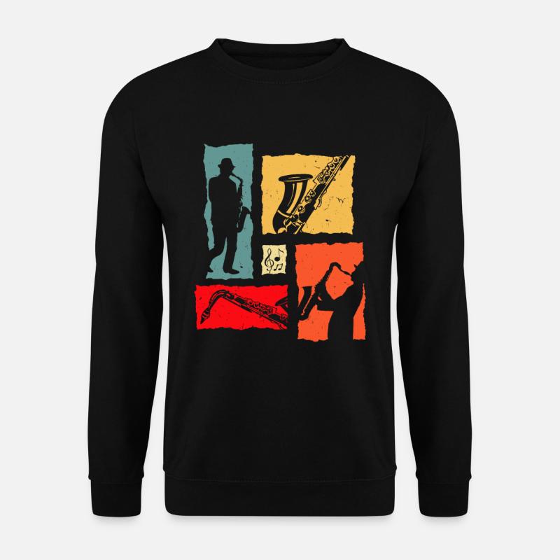 Trompete Retro - Unisex Pullover - Schwarz