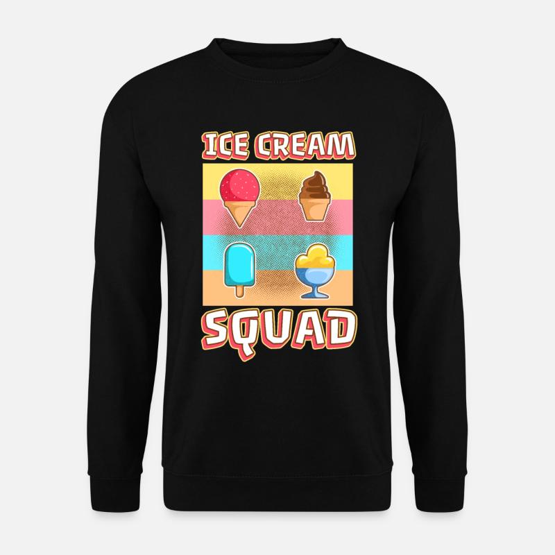 Ice cream squad - Unisex Pullover - Schwarz