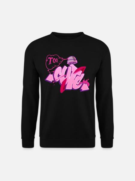 Graffiti 'Too cute | Too cute - Unisex Sweatshirt - black