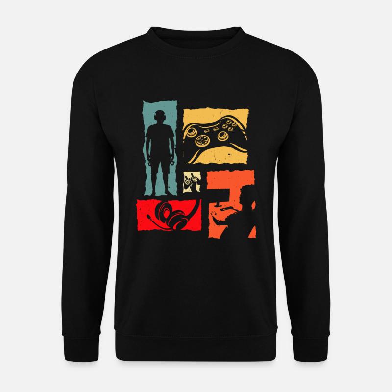 Dart Retro - Unisex Sweatshirt - black