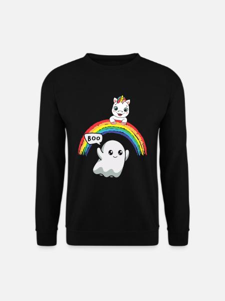 Boo Ghost - Unisex Sweatshirt - black