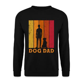 Meilleur père de chien de tous les temps - Sweat-shirt Unisexe - noir - Devant - Alina (178cm) & Michal (187cm)