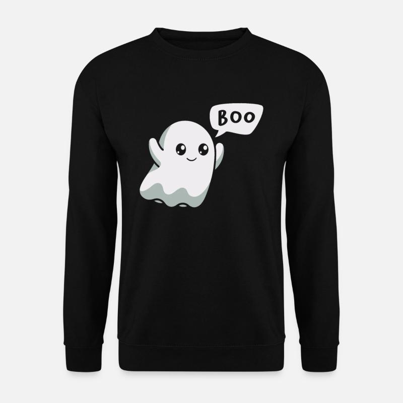 Boo Ghost Halloween - Sweat-shirt Unisexe - noir