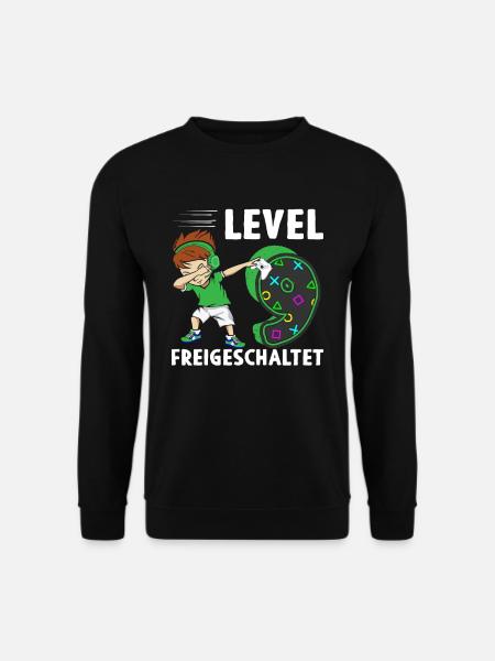 Level 9 Jahre Geburtstagsshirt Gamer 2014 - Unisex Pullover - Schwarz