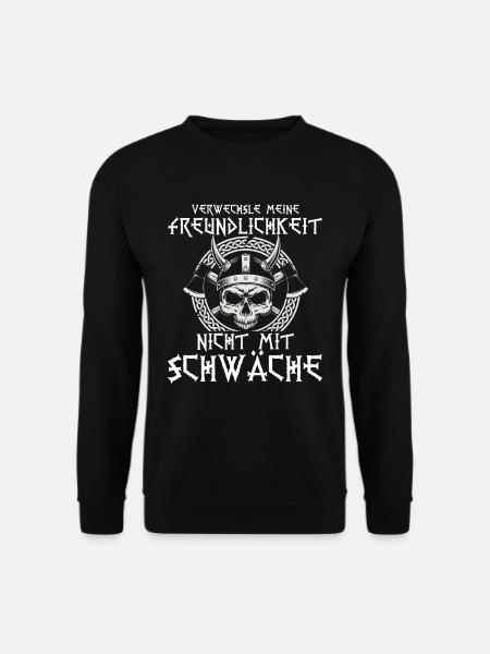 Valhalla kindness weakness - Unisex Sweatshirt - black