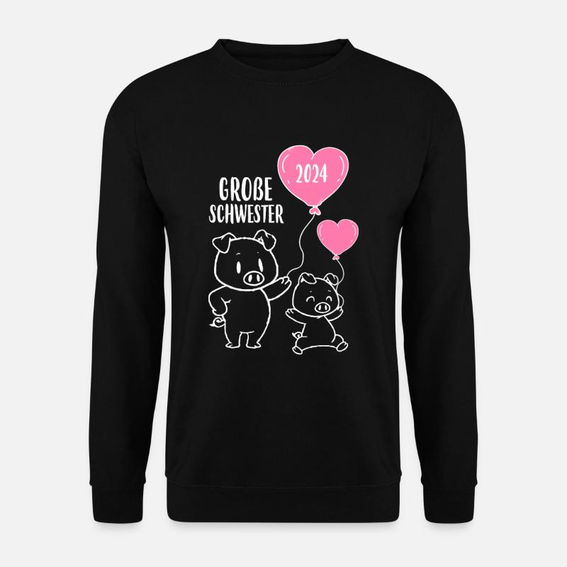 Große Schwester 2024 - Unisex Pullover - Schwarz