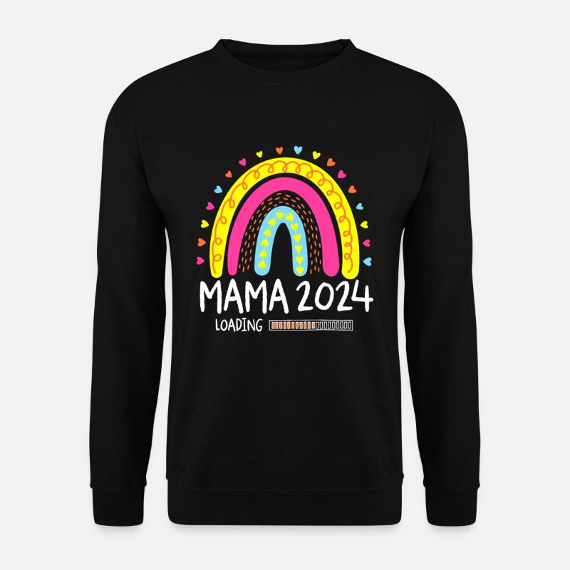 Mama 2024 Loading - Unisex Pullover - Schwarz