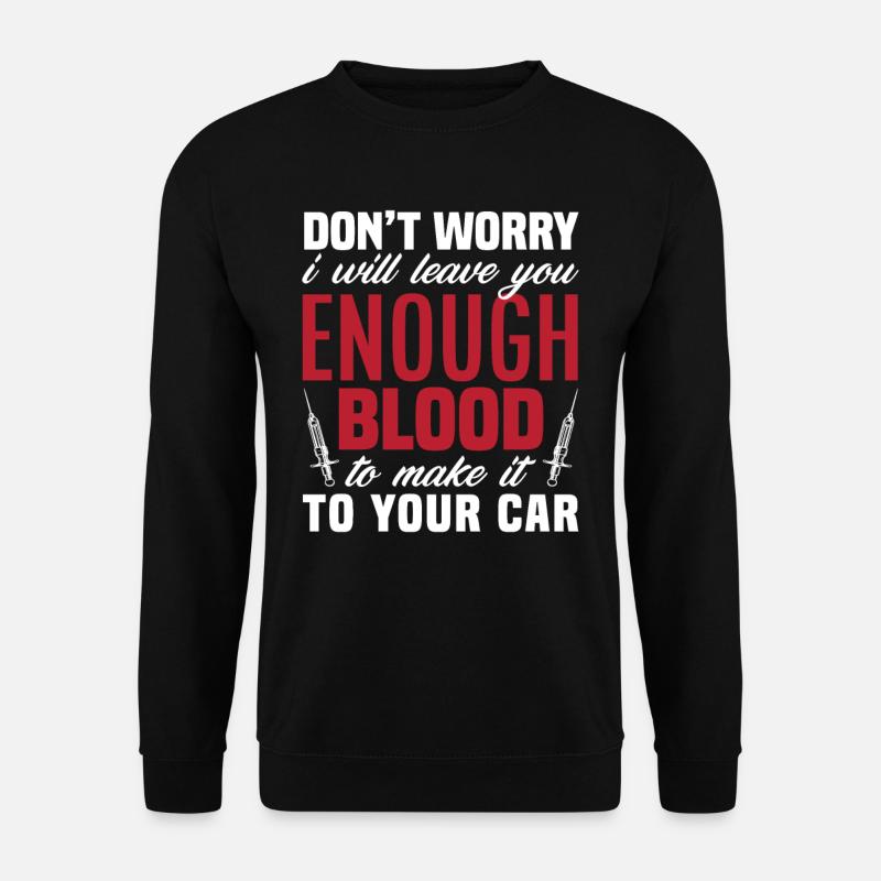 Puncture force - Unisex Sweatshirt - black