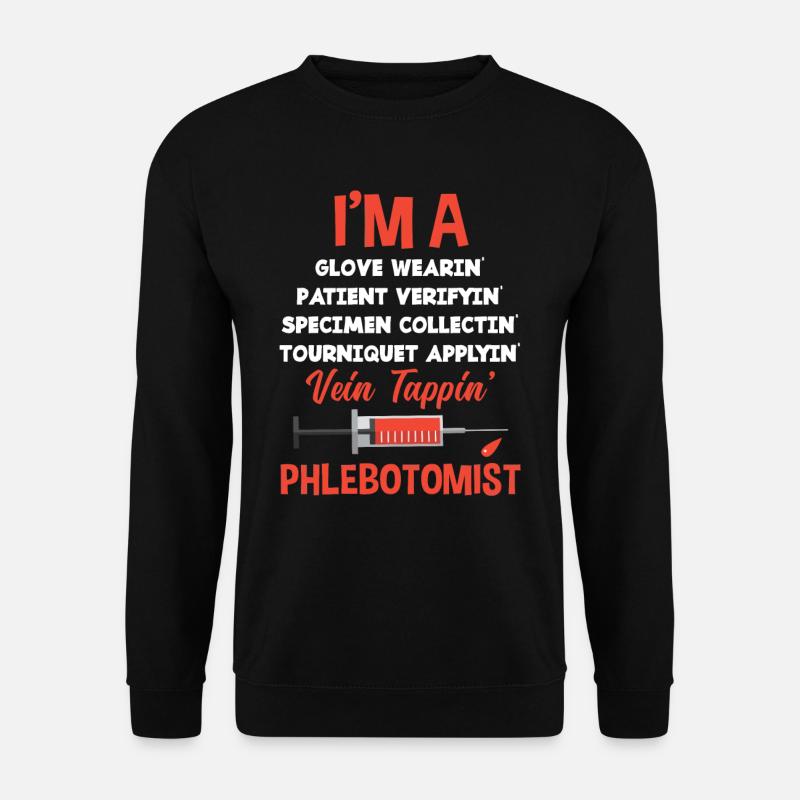 Punktionskraft - Unisex Pullover - Schwarz