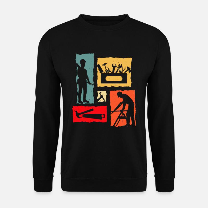 Carpenter Retro - Unisex Sweatshirt - black