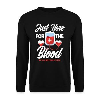 Puncture force - Unisex Sweatshirt - black - Front - Alina (178cm) & Michal (187cm)