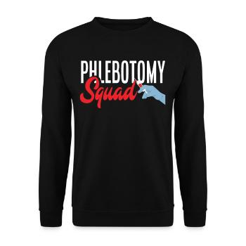 Puncture force - Unisex Sweatshirt - black - Front - Alina (178cm) & Michal (187cm)