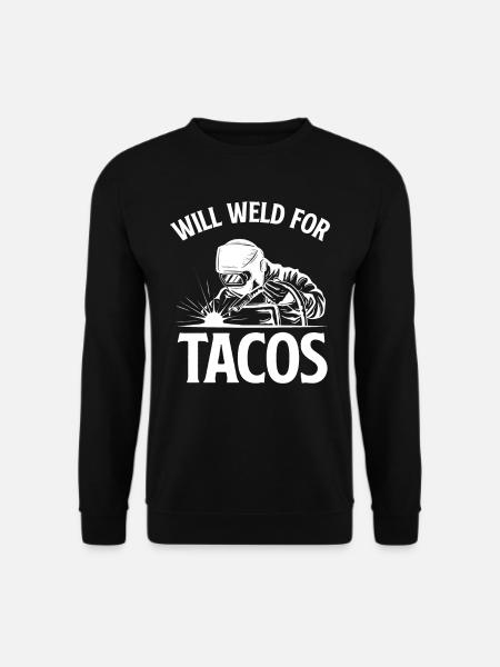 Schweißer Schweißen Taco Tacos - Unisex Pullover - Schwarz
