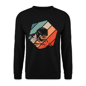 Schweißer Schweißen - Unisex Pullover - Schwarz - Vorne - Alina (178cm) & Michal (187cm)