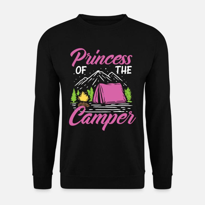 Prixsin Camping Camper - Sweat-shirt Unisexe - noir