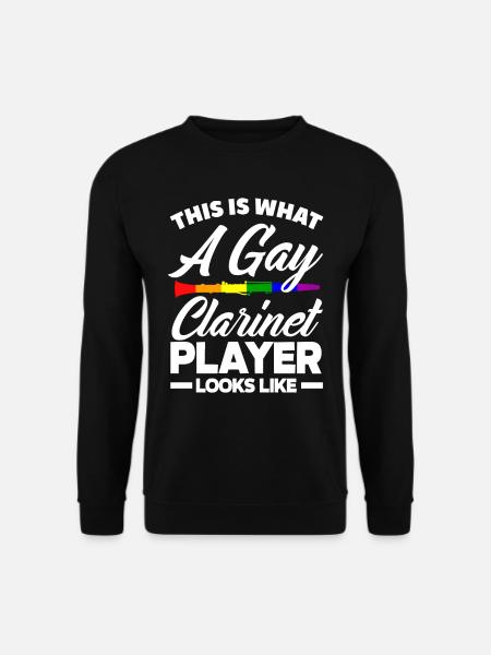 Clarinet Homo Clarinet Player - Unisex Sweatshirt - black