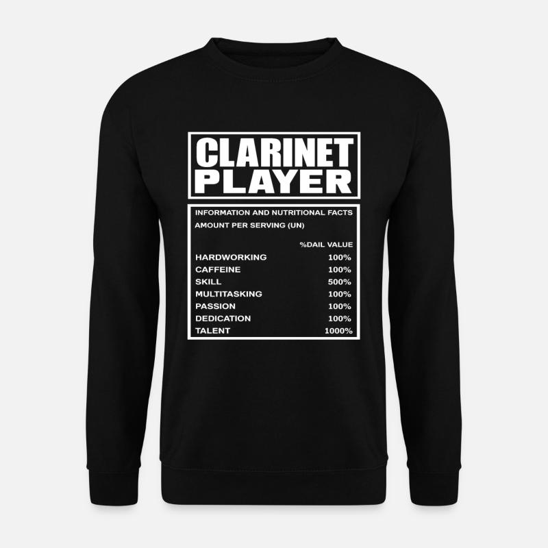 Clarinet player - Unisex Sweatshirt - black