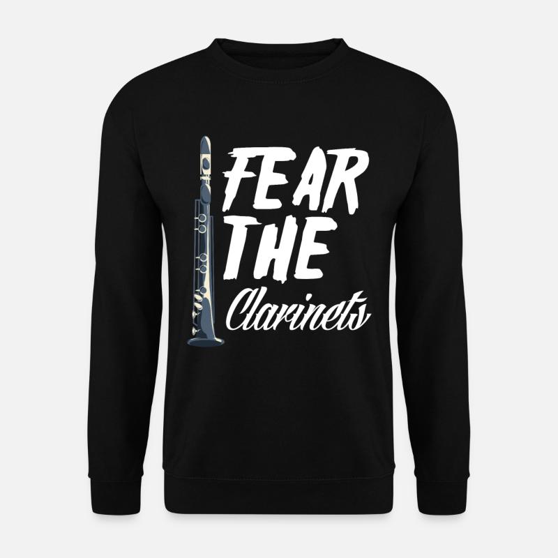 Klarinette - Unisex Pullover - Schwarz