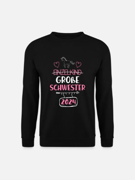 Große Schwester 2024 - Unisex Pullover - Schwarz