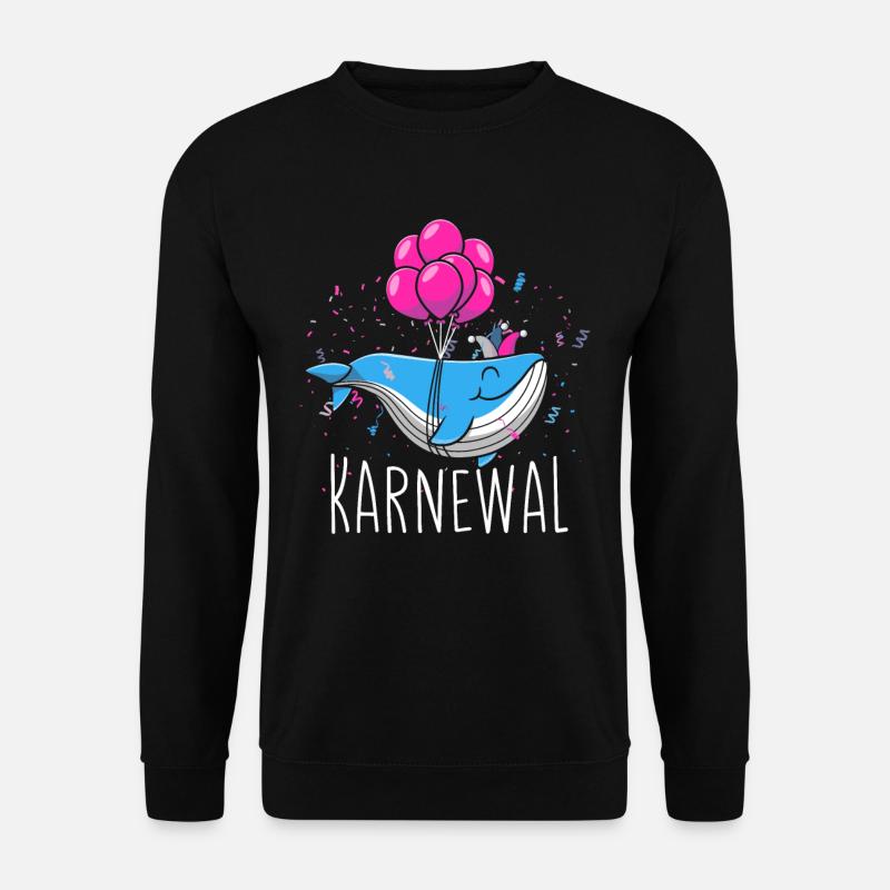 Karnewal Fasching Wal - Unisex Pullover - Schwarz