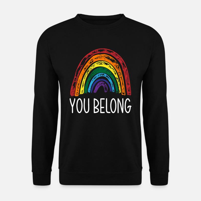 LGBTQ Regenbogen Stolz - Unisex Pullover - Schwarz