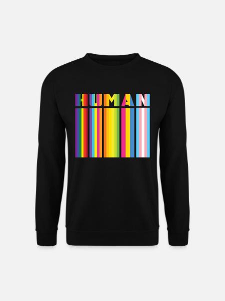 LGBTQ Mensch - Unisex Pullover - Schwarz