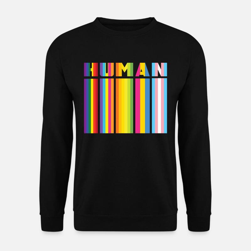 LGBTQ Mensch - Unisex Pullover - Schwarz