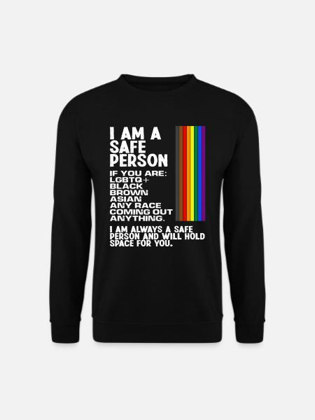 LGBTQ, LGBTQ+ supporters, equality - Unisex Sweatshirt - black