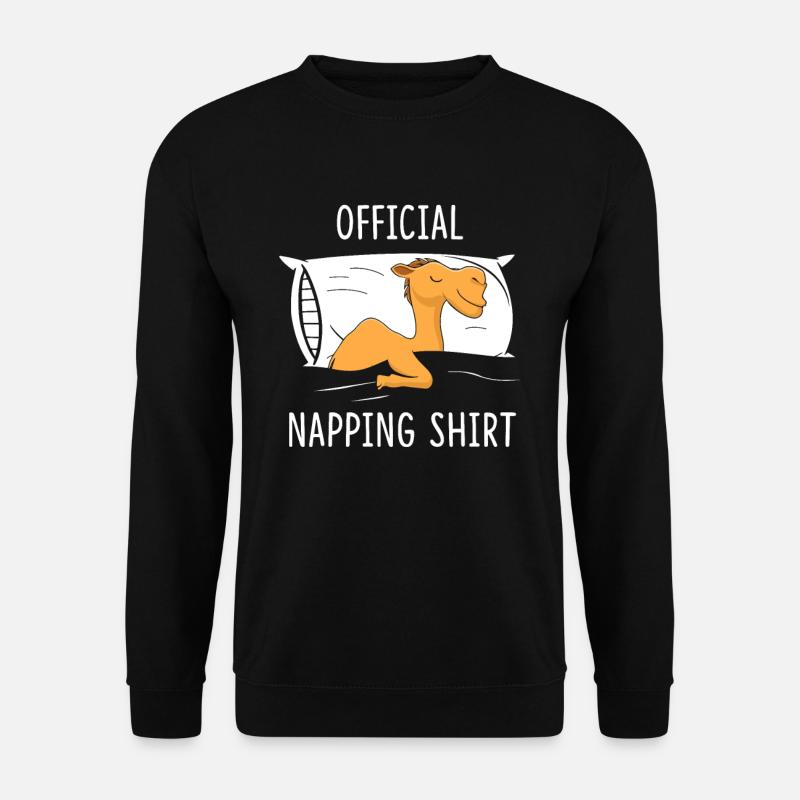 Official Napping Shirt Camel - Unisex Sweatshirt - black