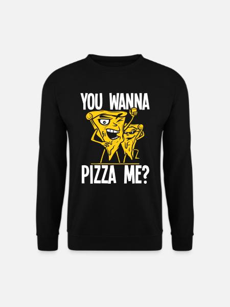 Funny Pizza Pizzas Gift - Unisex Sweatshirt - black