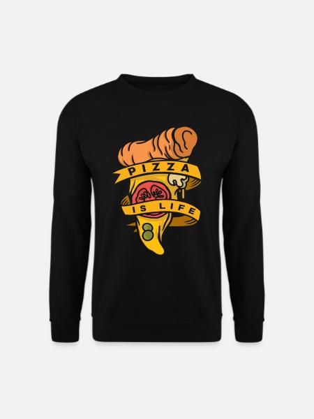 Pizza Life - Unisex Sweatshirt - black