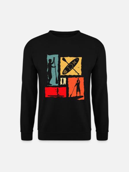 SUP Retro - Unisex Pullover - Schwarz