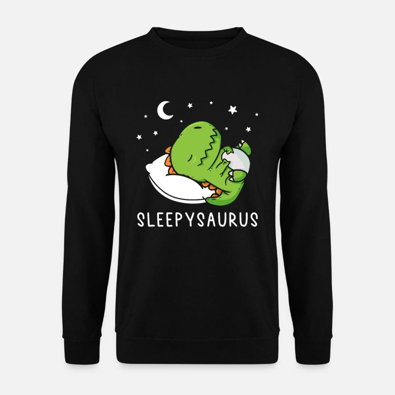Official Napping Shirt Sleepysaurus - Unisex Sweatshirt - black