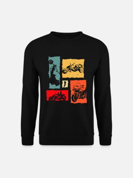 Trike Retro - Unisex Sweatshirt - black
