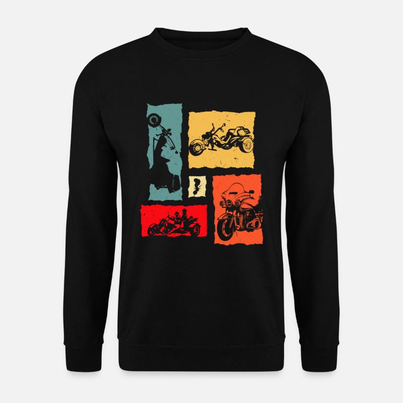 Trike Retro - Unisex Sweatshirt - black