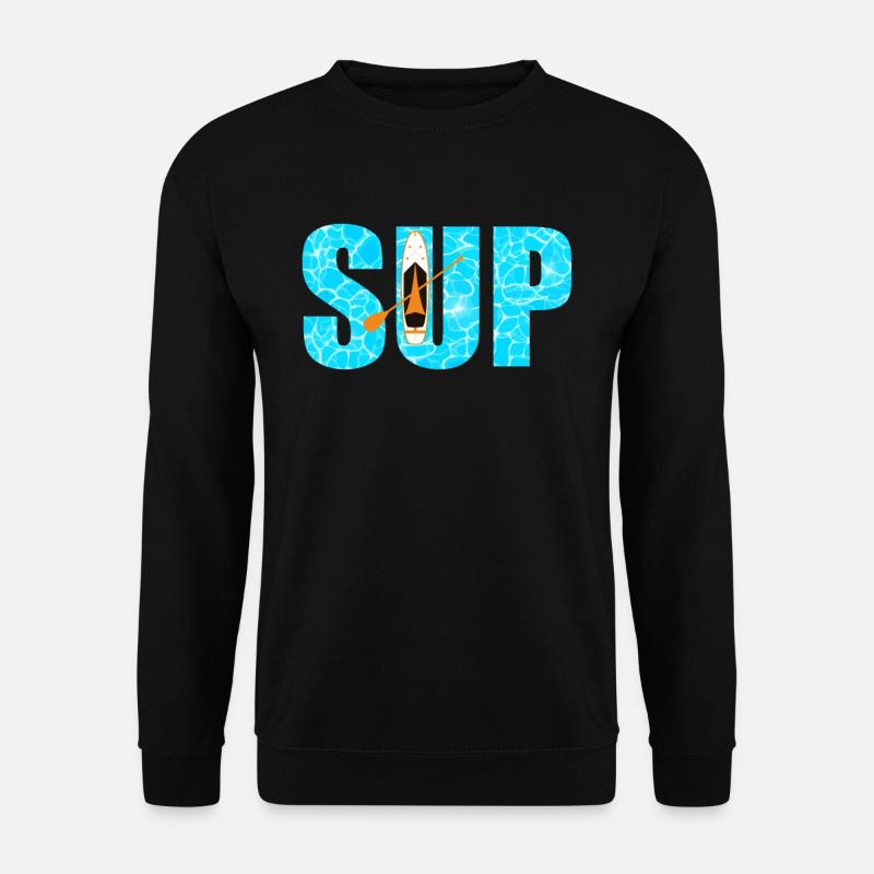 SUP Paddleboarding - Unisex Pullover - Schwarz