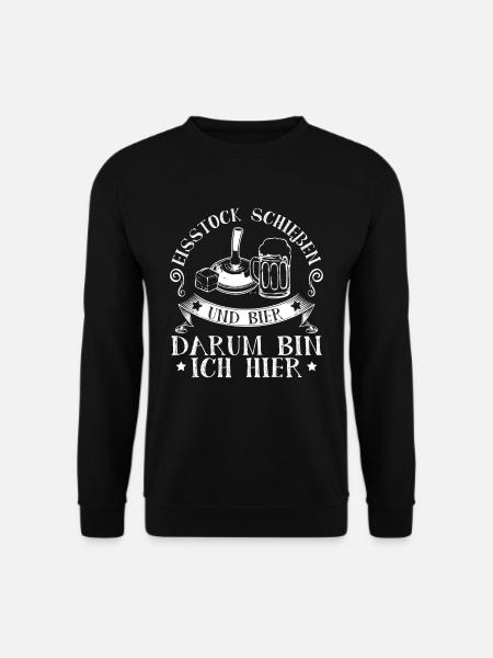 Curling Beer - Unisex Sweatshirt - black